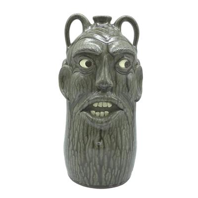 DOUBLE FACE POTTERY JUG J. H. & MICHAEL PERDUE