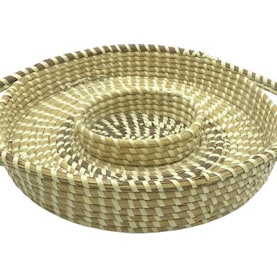 GULLAH SWEETGRASS BASKET SERVING TRAY