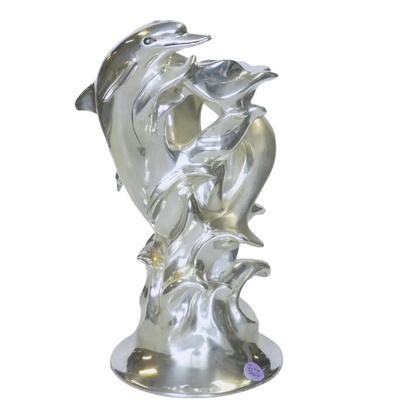 MARCELLO GIORGIO ITALY DOLPHIN VASE STAND