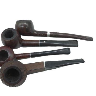 LOT OF 4 VINTAGE BRIAR & KAY WOODIE TOBACCO PIPES