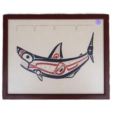 ROY HENRY VICKERS TSIMSIAN TRIBE SHARK 