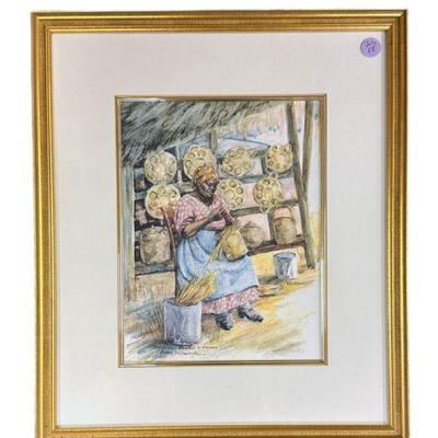 CHARLESTON BASKET WEAVER BETTY SCHWARK