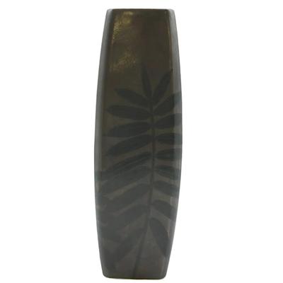 MCM JAPANESE POTTERY HAND PAINTED VASE 12"