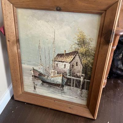Original Boat Painting $100