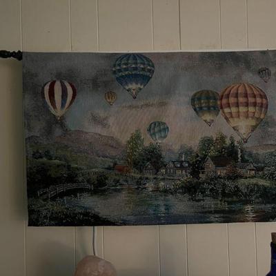 Hot Air Balloon Needlepoint $15