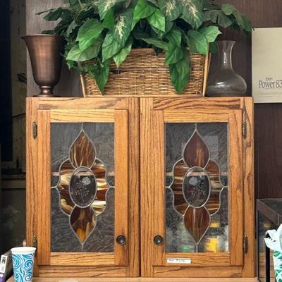 Stained glass cabinets