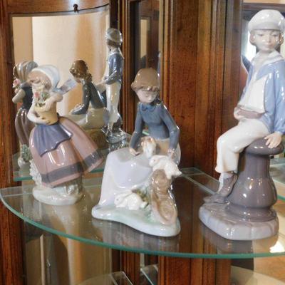 LLadro porcelain pieces