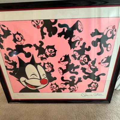 $1,500
Ronnie Cutrone Original Serigraph Art #41/98 
( No Certificate of Authenticity) 