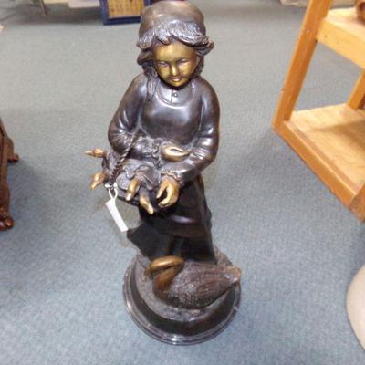 BRONZE, SIGNED E. PEYOT. 2/10. APR. $600. TO $900.