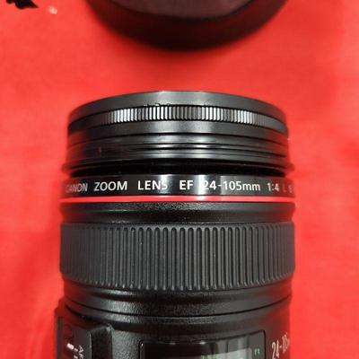 Canon 24-105mm f4 L IS EF Lens with Bag