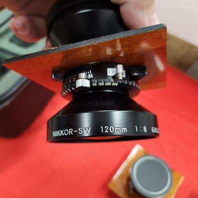 Wisner 4x5 Techinal Field Large Format Camera with Case. Lenses, Manual, Course Book and Film Cartridges