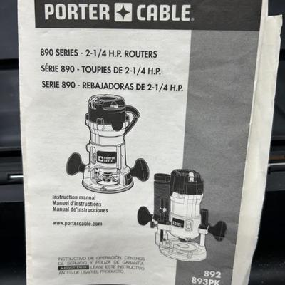 Porter Cable 890 Series 2 1/4HP Router