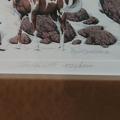 Framed Bev Doolittle "Hide And Seek" Signed and Numbered