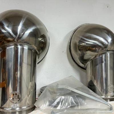Yacht Stainless Stel Vent Cowls (Never Used or Installed)