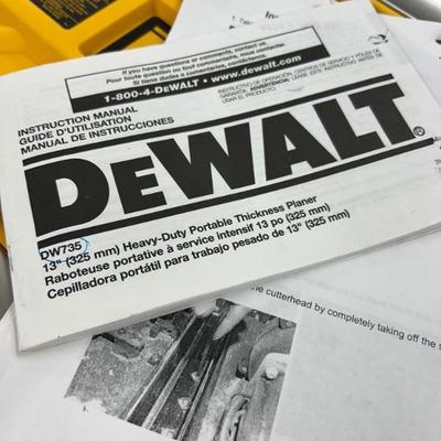 Dewalt DW735 Thickness Planer