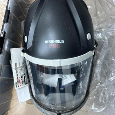Trend Airshield Pro Full Faceshield, Dust Protector, Battery Powered Air Circulating Mask for Woodworking With Extra Battery