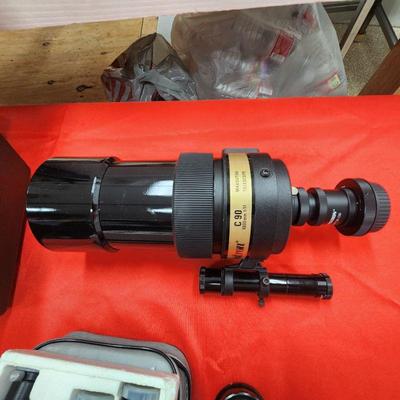 Celestron C90 1000mm f11 Spotting Telescope with Hard Case & Accessories