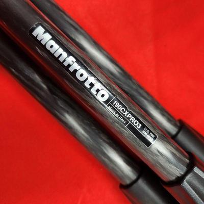 Manfrotto 190CXPro3 Carbon Tripod With Manfrotto 488 Head