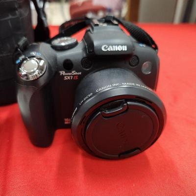 Canon Powershot SX1 IS Digital Camera with Carry Case & Manual