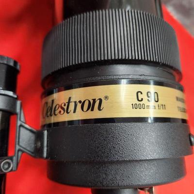 Celestron C90 1000mm f11 Spotting Telescope with Hard Case & Accessories