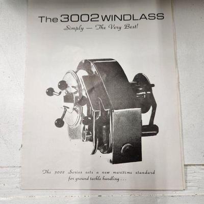 Lighthouse 3002 Stainless Steel Anchor Windlass for a Boat (New, Never Used)