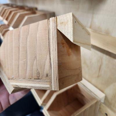 Removeable Storage Bins on Backboard