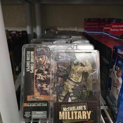 #2168 • 6 McFarlanes Military Action Figures
