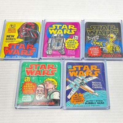 #948 • (5) Star Wars Movie Photo Card Packs
