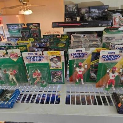 #2272 • NFL Starting Lineup Action Figures & Topps Action Flats
