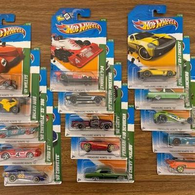#2800 • 2012 Hot Wheels Treasure Hunt Complete Set
