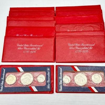 #784 • (14) 1776-1976 U.S. Bicentennial 40% Silver Uncirculated Sets
