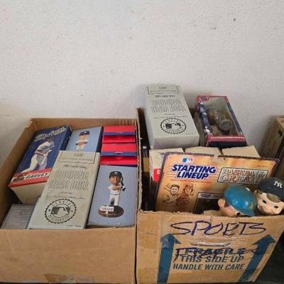#5630 • Two Boxes of Sports Memorabilia
