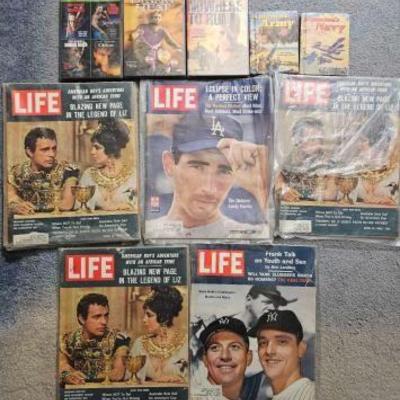 #2048 • 5 Life Magazines, 3 DVDs and 2 Military Books

