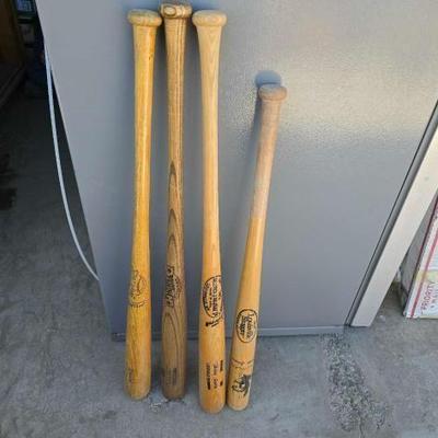 #5500 • (4) Wooden Baseball Bats
