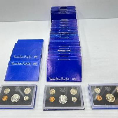 #792 • (38) 1968-1970 U.S. Proof Sets
