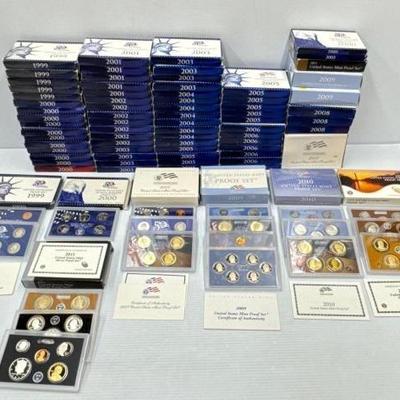 #868 • (78) 1999-2013 U.S. Mint Proof Sets
