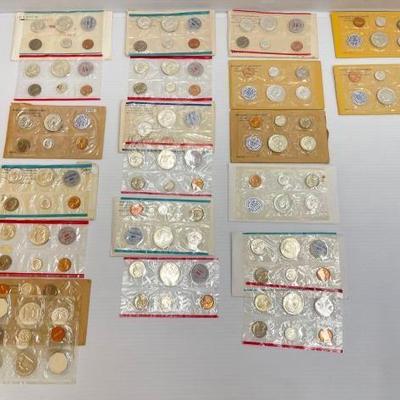 #754 • (14) 90% Silver U.S. Mint Coin Set Collection
