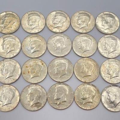 #550 • (20) 1967 Kennedy Half Dollars

