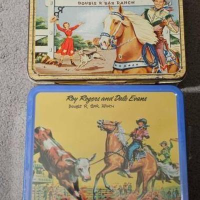 #2050 • 2 Roy Roger's & Dale Evans Vintage Lunchboxes
