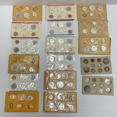 #756 • (12) 90% Silver U.S. Mint Coin Set Collection
