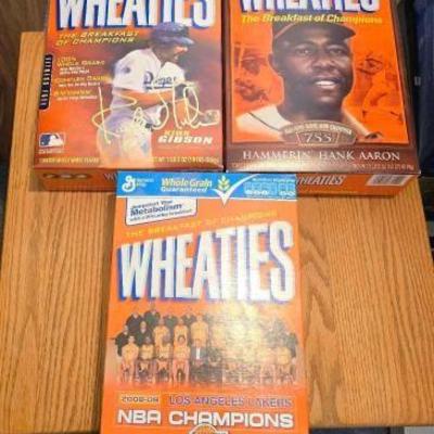 #2926 • (3) Wheaties Cereal Boxes
