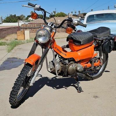 #102 • 1981 Honda CT110 Motorcycle
