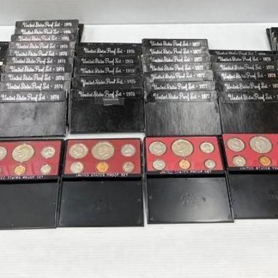 #872 • (56) 1973-1979 U.S. Proof Sets

