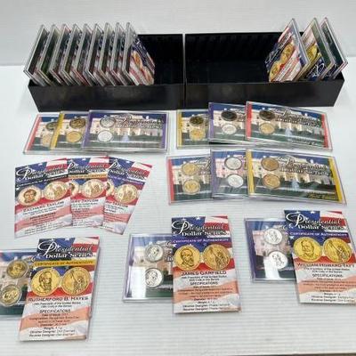 #834 • (48) Presidential $1 Dollar Series Coins
