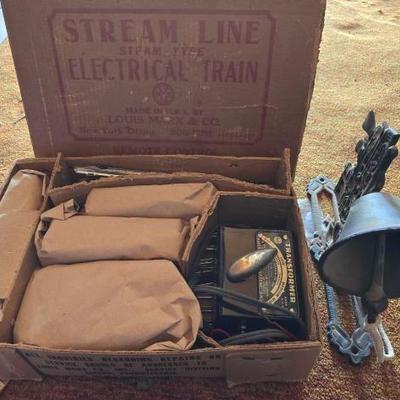 #5066 • Steam Line Electric Train & Vintage Doorbell
