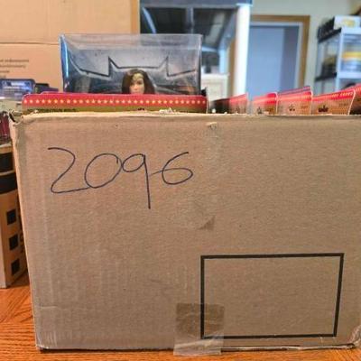 #2096 • box of DC Comic Action Figures
