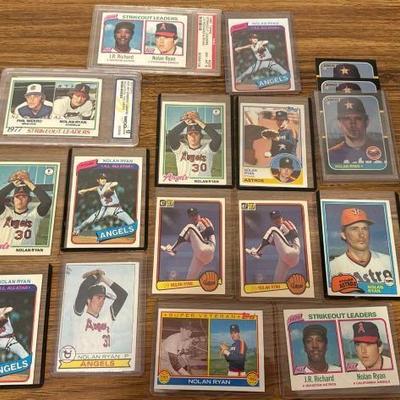 #2898 • 17 Nolan Ryan Baseball Cards
