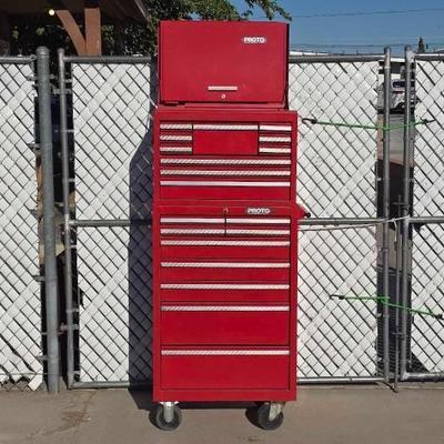 #5093 • Proto 2 Tier Rolling Tool Box
