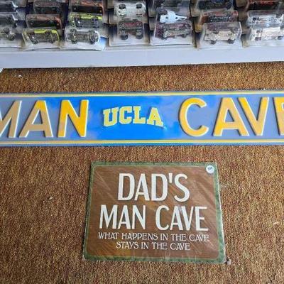 #5590 • (2) Man Cave Signs
