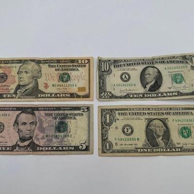 #618 • (4) U.S. Bank Notes
